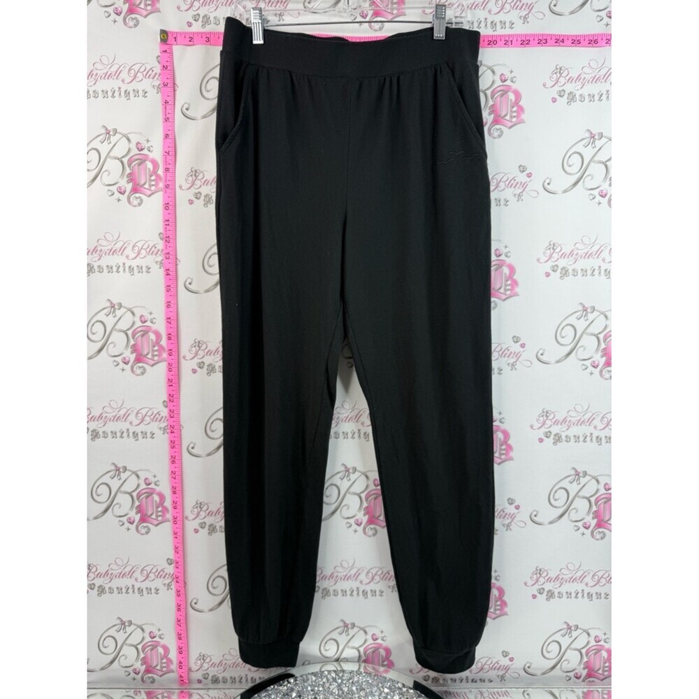 Lazy pants sweatpants soft  Black Jogger Pants - Comfortable Everyday Pull-On